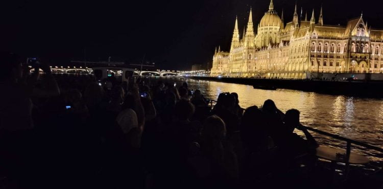 Hungarian Parliament from M/S Merian